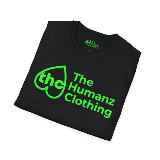 The Human Clothing Unisex Softstyle T-Shirt - Vibrant Green Graphic Tee for Casual Wear