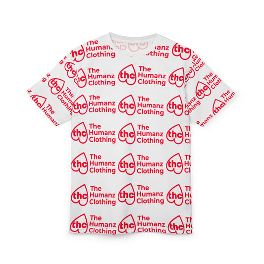 The Humanz Clothing red multi logo T